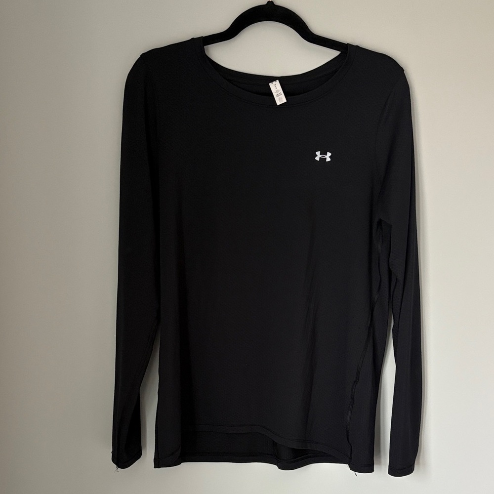 Under Armour Women's Heat Gear Black Long Sleeve Tee